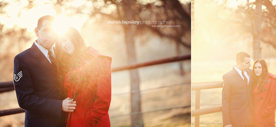 military air force engagement photography