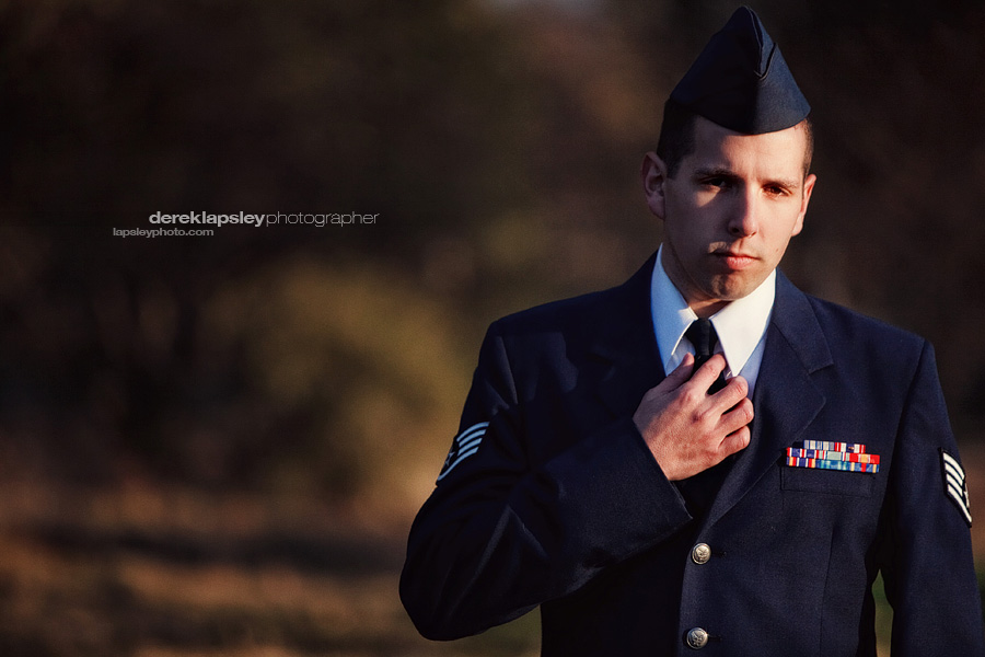 military air force groom photography