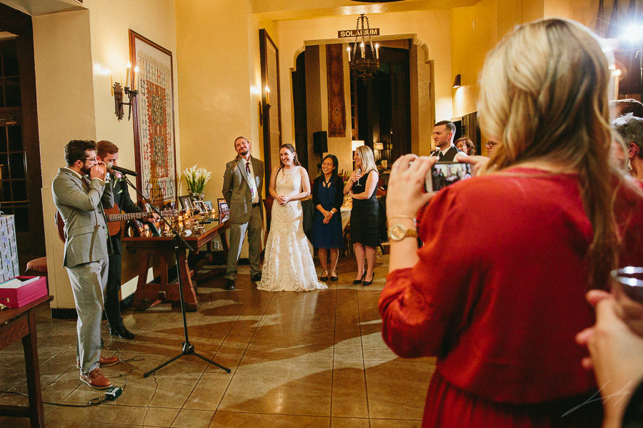 The Majestic Hotel wedding reception
